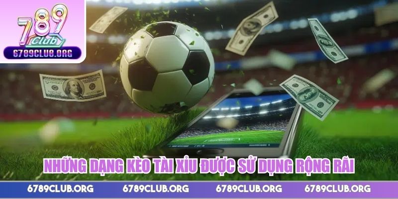 Những dạng kèo tài xỉu được sử dụng rộng rãi trên thị trường